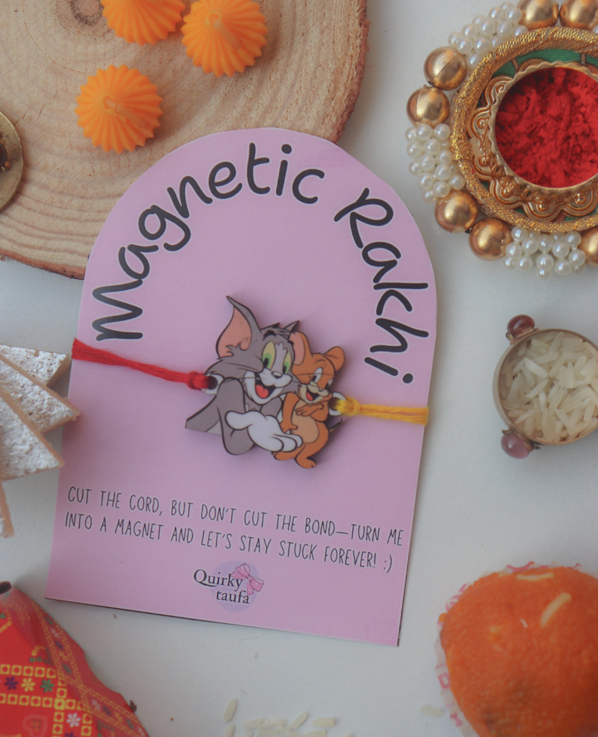 Tom & Jerry Magnteic Rakhi