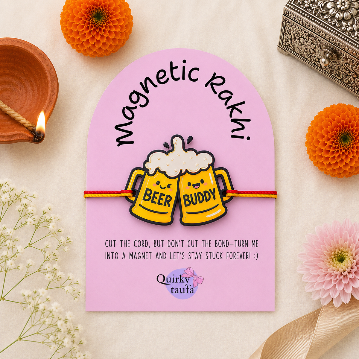 Beer Magnetic Rakhi