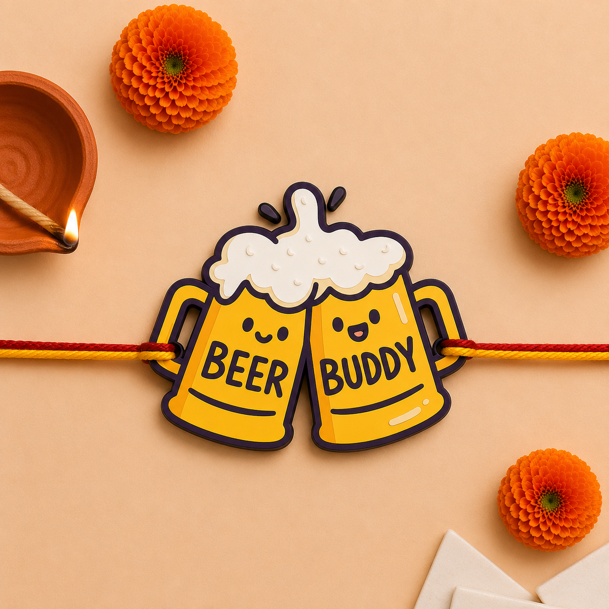 Beer Magnetic Rakhi