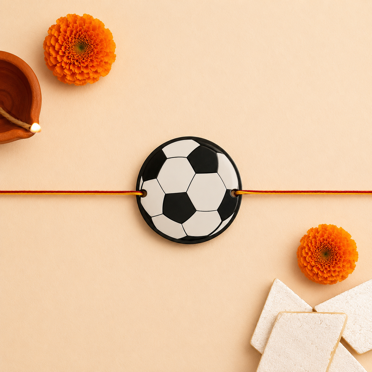 Football Magnetic Rakhi