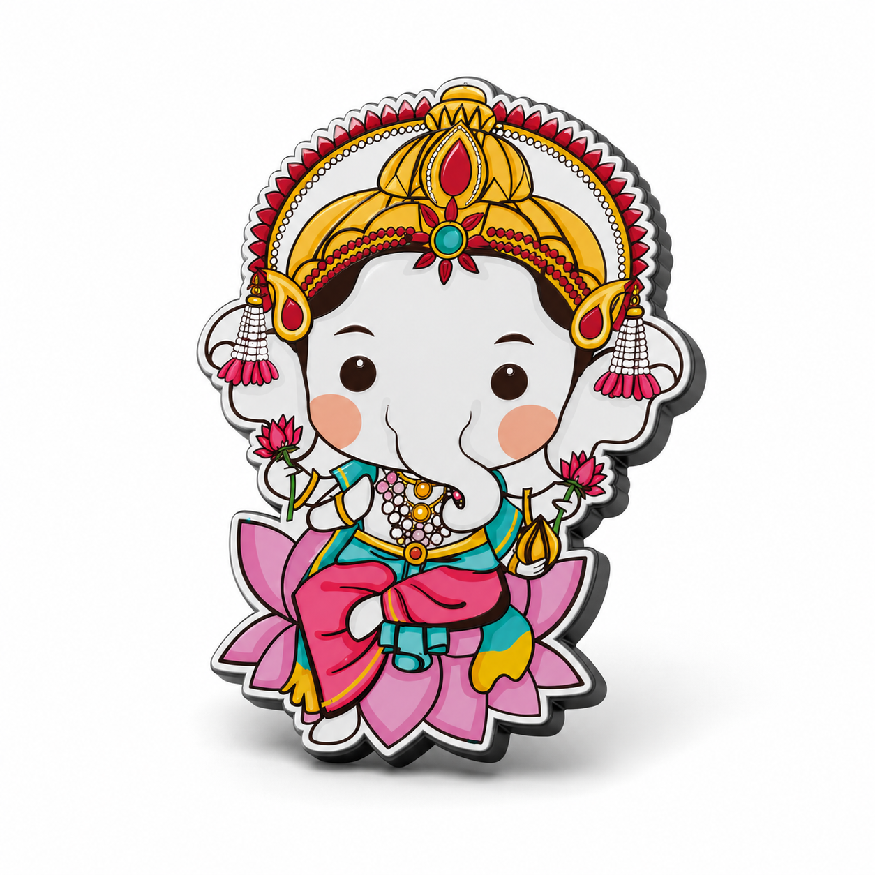 Ganpati shape Magnet