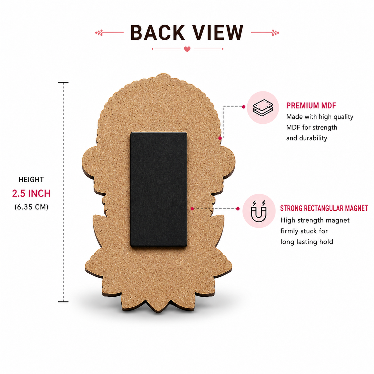 Ganpati shape Magnet