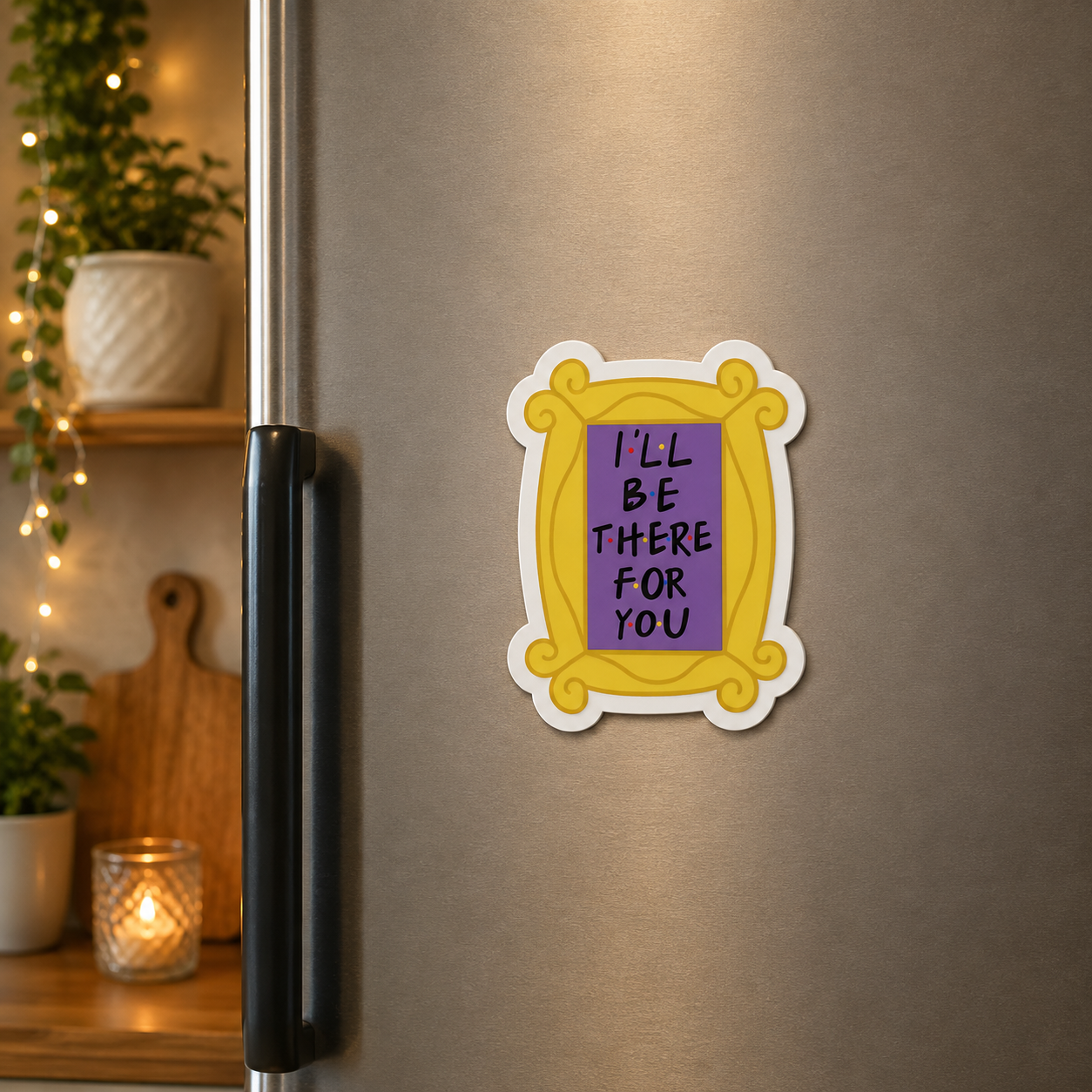 I'll Be there for you Shape Magnet