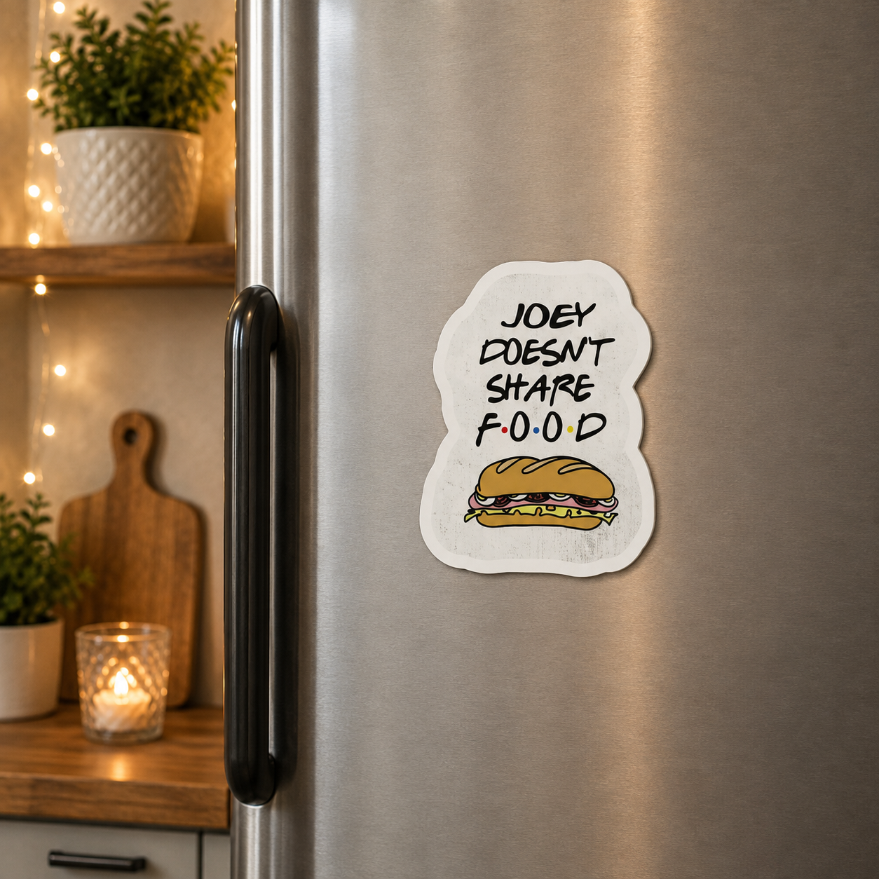 Joey doesn't Share Food Shape Magnet