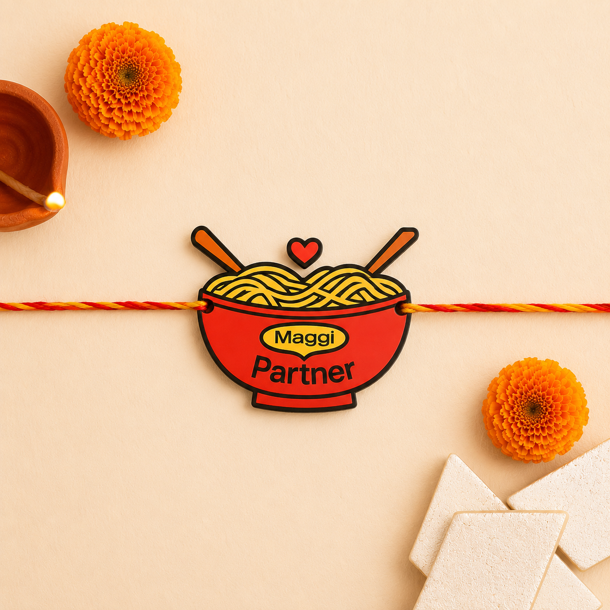 Maggi Partner Magnetic Rakhi