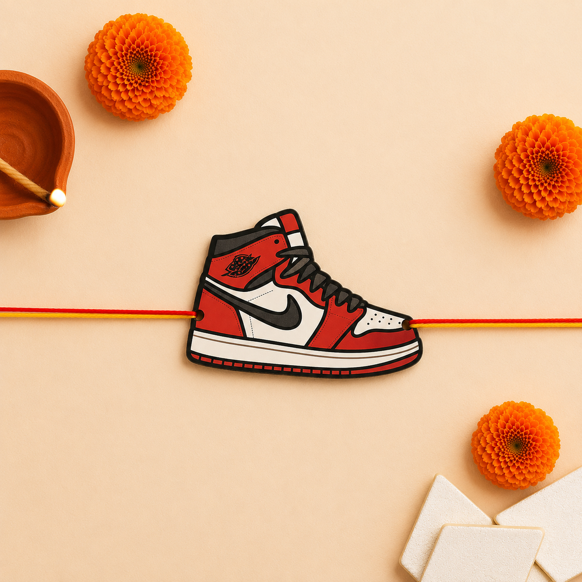 Nike Shoe Magnetic Rakhi