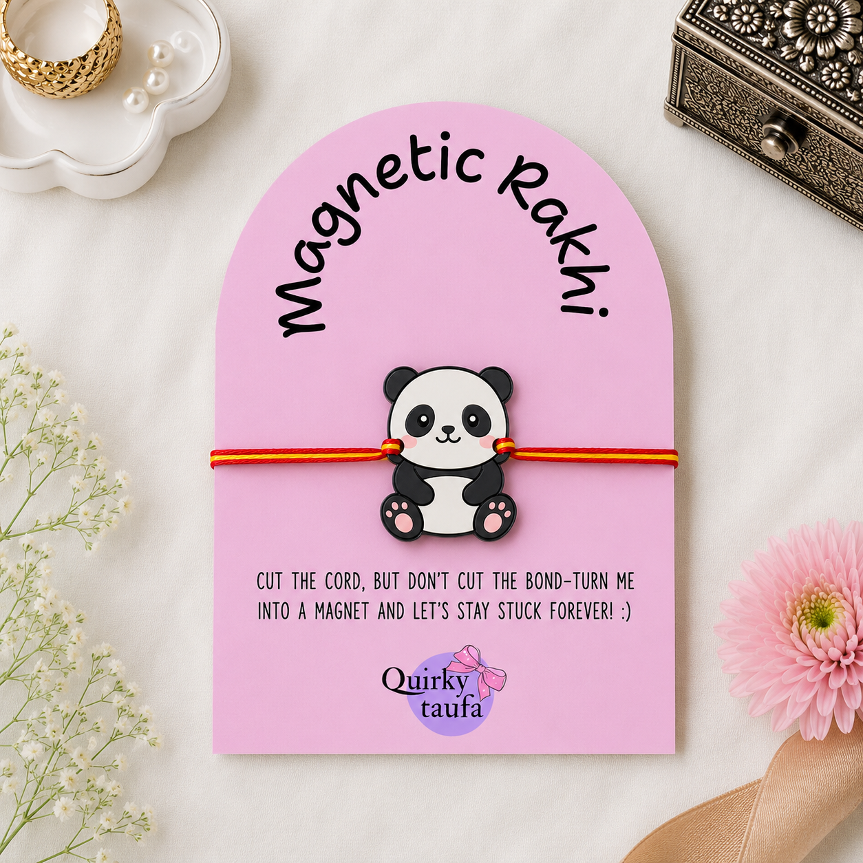 Panda Magnetic Rakhi
