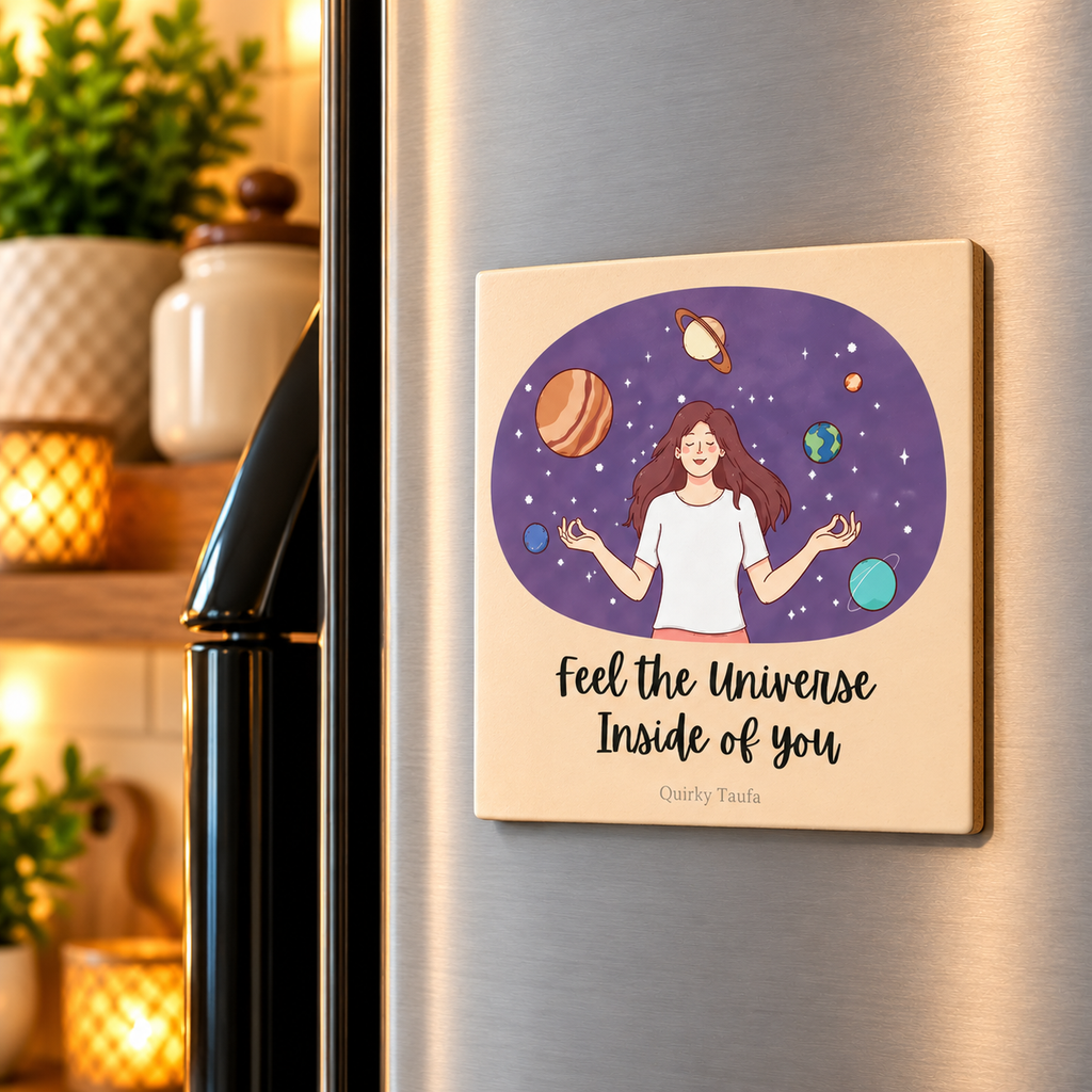 Feel the universe inside of you Magnet