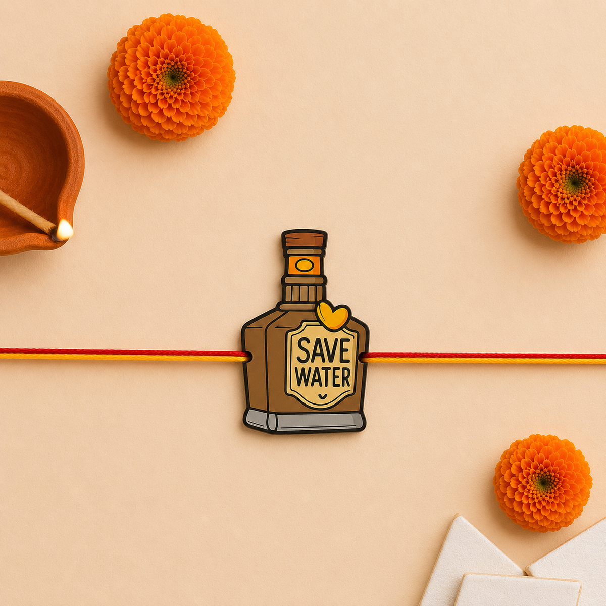 Whiskey Magnetic Rakhi