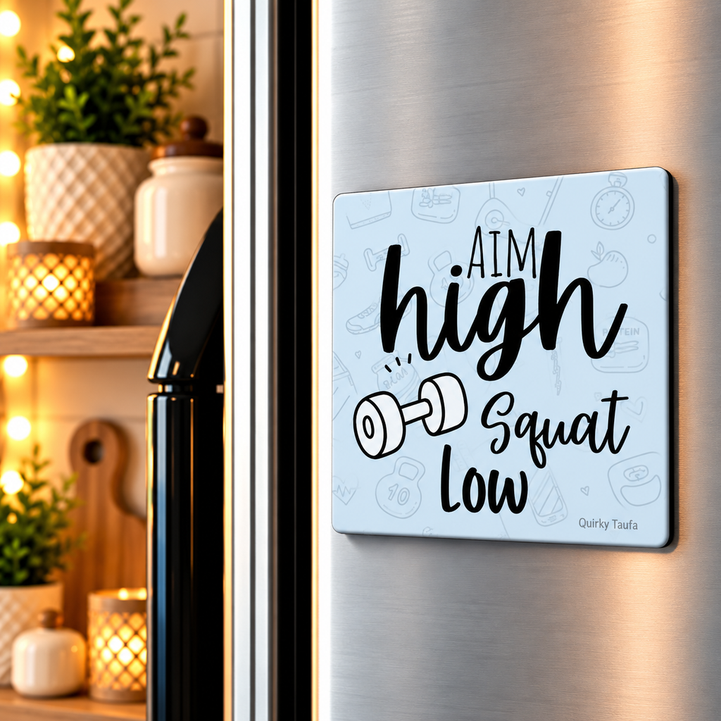 Aim High Squat Low Magnet