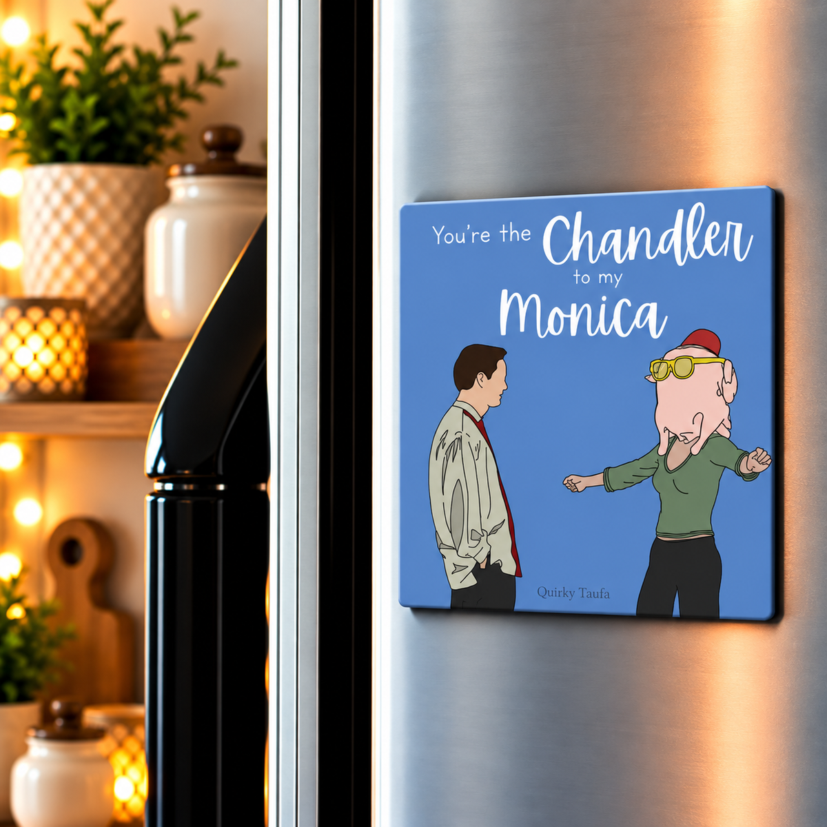 Chandler to my Monica Magnet