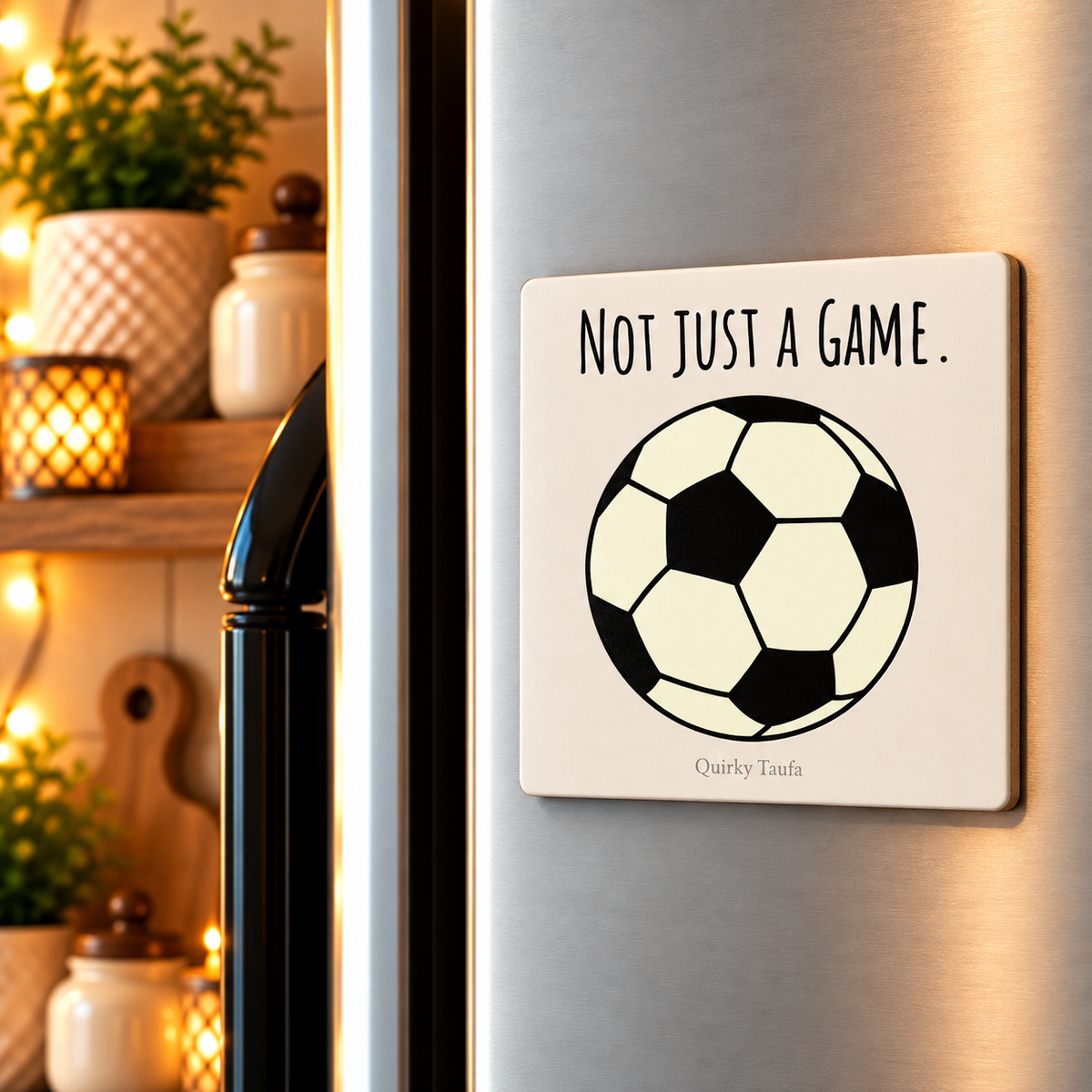 Not just a game Football Magnet