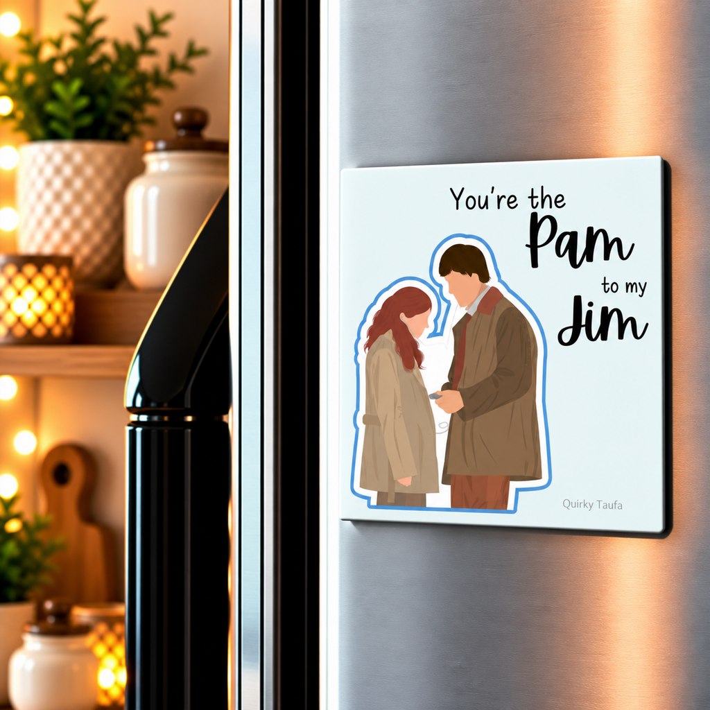 Pam to my jim Magnet