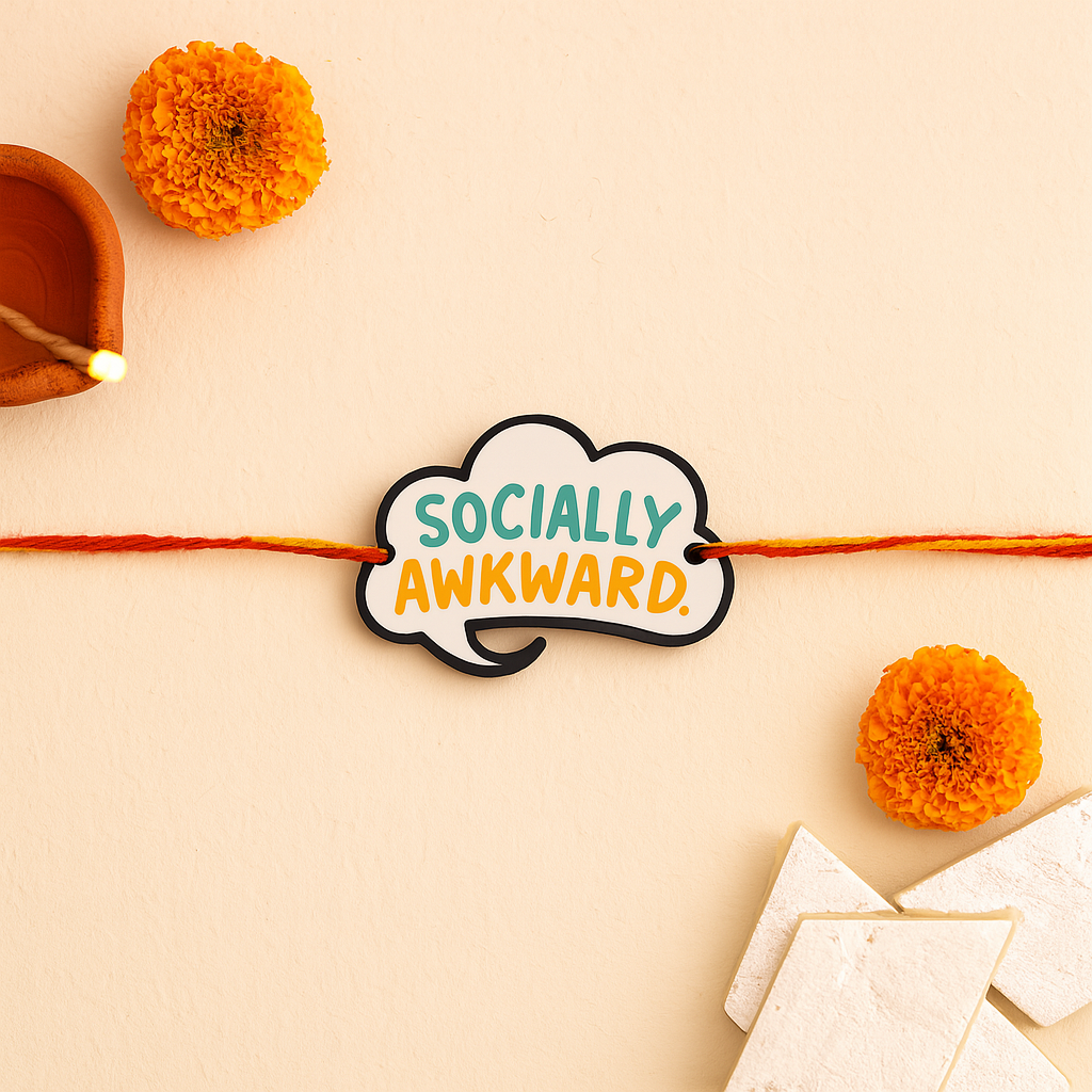 Socially Awkward Magnetic Rakhi