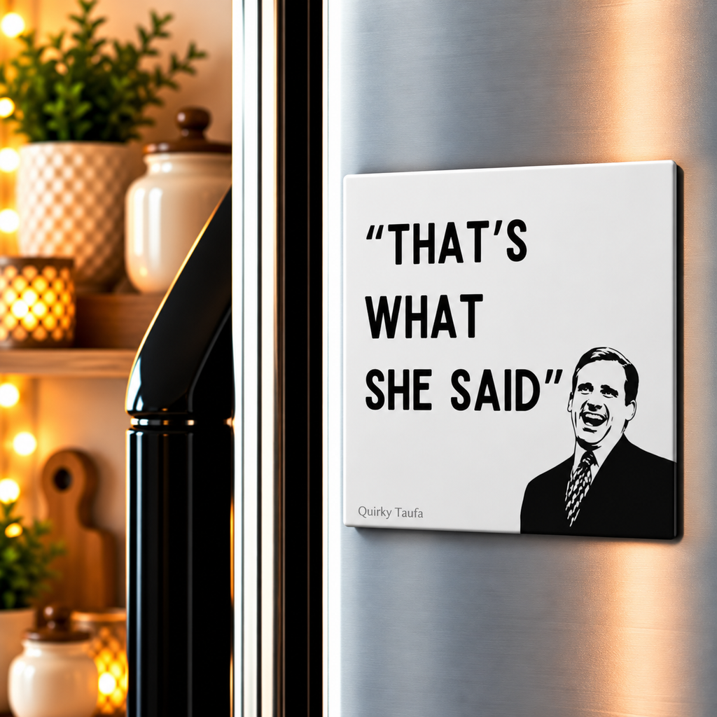 That's What She Said Square Magnet